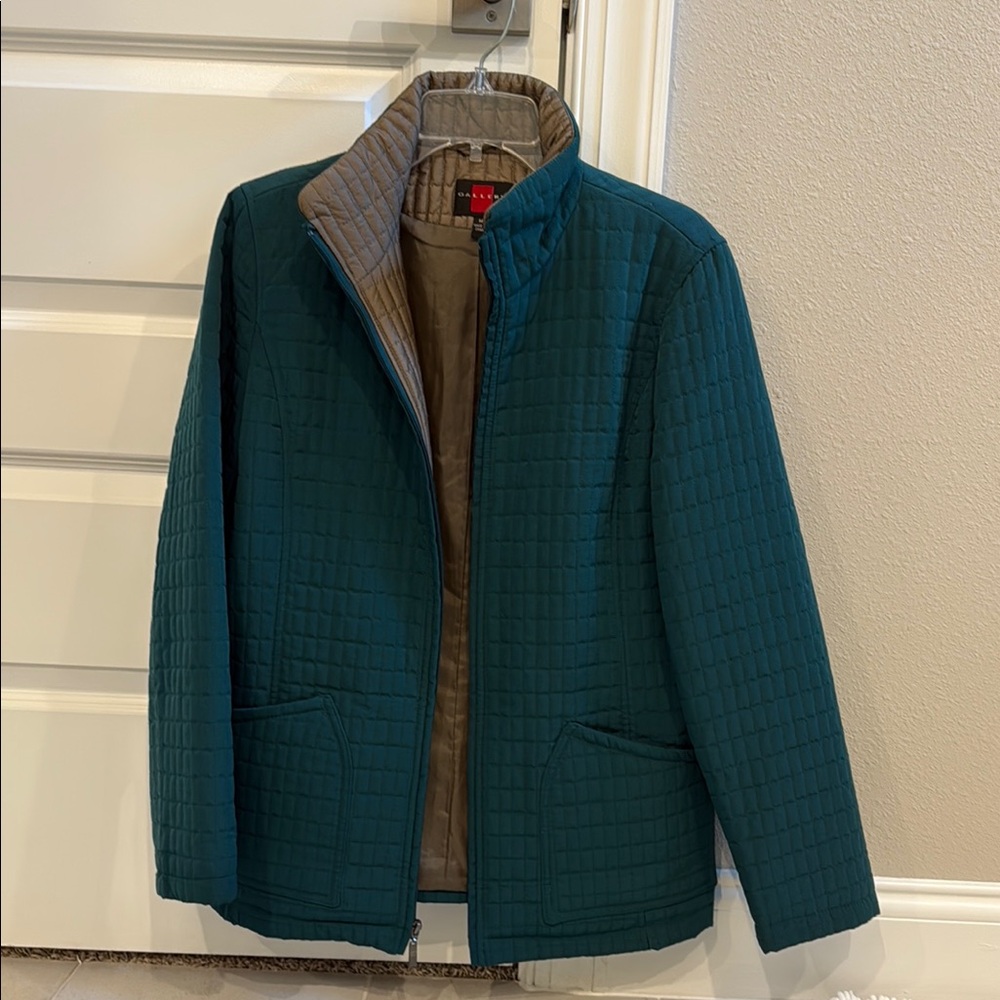 Women’s Teal Quilted Jacket